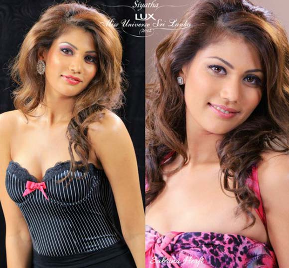 Miss Sri Lanka 2012 - Sabrina Herft