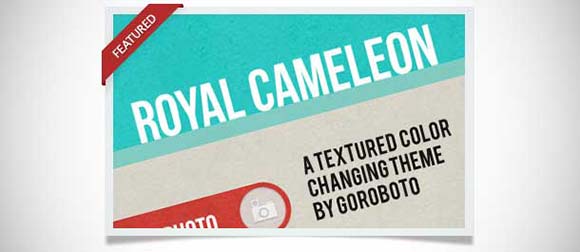 Royal Cameleon tumblr theme