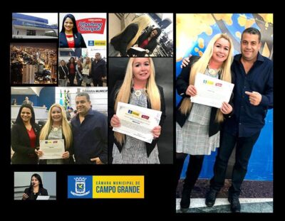 Edenir Vaz, Diretora Nacional do Beleza Fashion Brasil recebe homenagem na Câmara Municipal da Capital do MS
