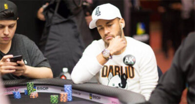 Os 5 jogadores de futebol que mais se destacam no poker