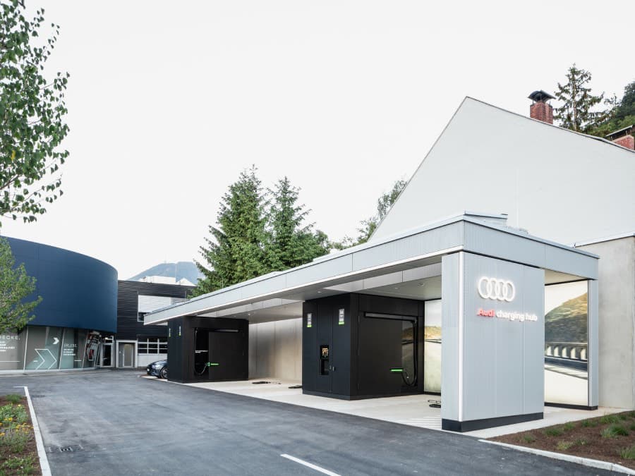 Audi inaugura na Áustria o seu quarto complexo de carregamento ultrarrápido na Europa