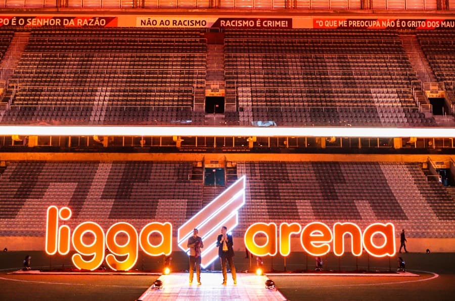 Arena da Baixada, estádio do Athletico Paranaense, agora é LIGGA ARENA