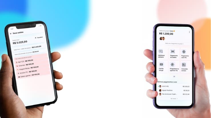 Telas do app Cumbuca