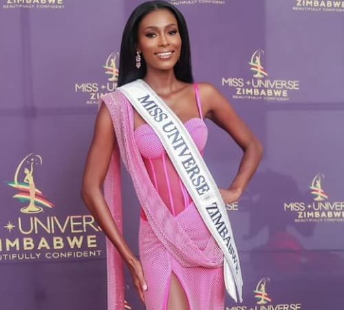 Miss Zimbábue - Sakhile Dube