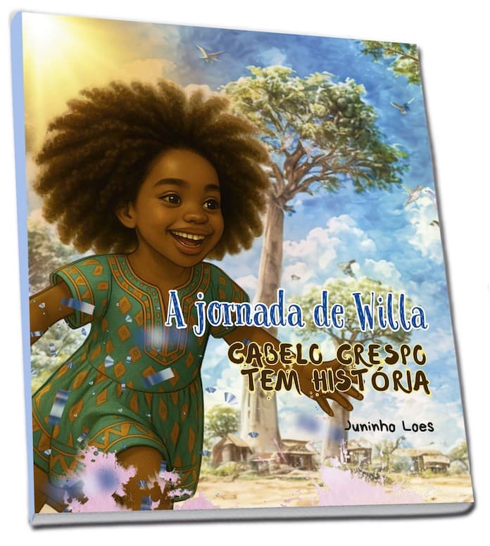 Juninho Loes lança livro infantil que promove autoestima, ancestralidade e valorização da estética negra
