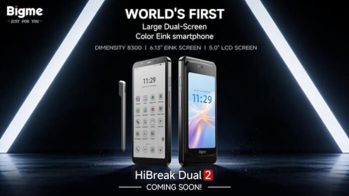 Nova categoria de smartphone - Bigme HiBreak Dual 2