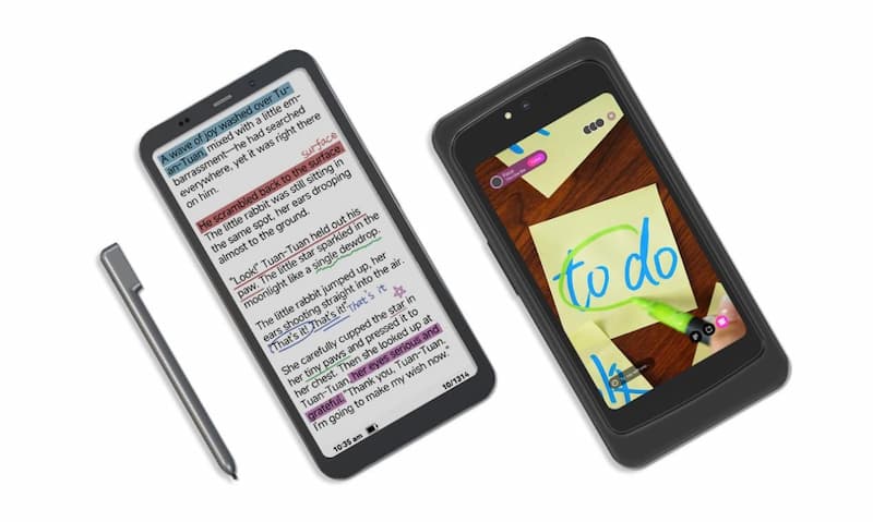 Primeiro smartphone E Ink de tela dupla grande Bigme HiBreak Dual 2